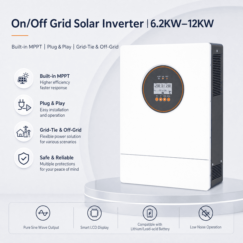 Inversor Solar Hibrido On/Off-Grid ES 6~12kW