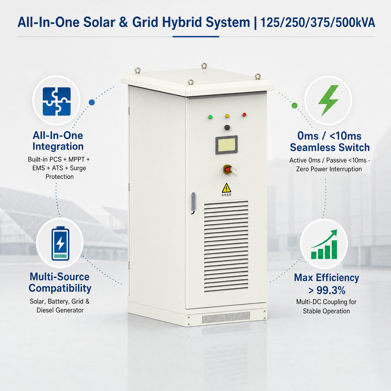 Sistema Solar All-in-One HAG2 125~500kVA